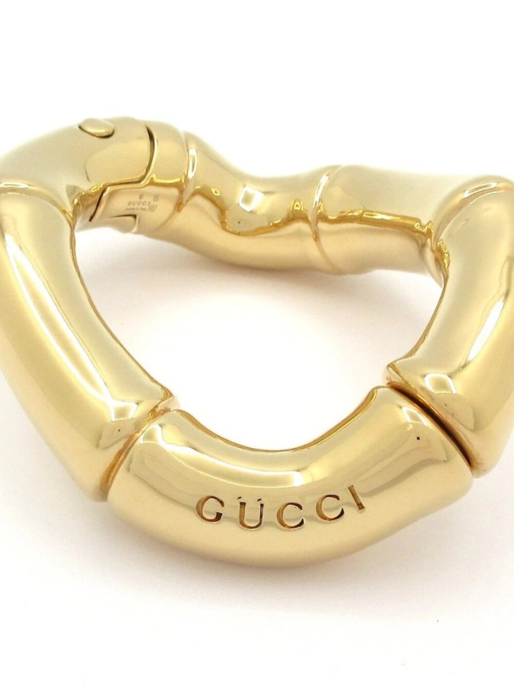 GUCCI Bamboo Cuff Bracelets - Gold Hardware Bangle